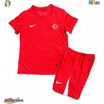 Camiseta Turkey Visitante Equipación para niños Eurocopa 2024 manga corta (+ pantalones cortos)